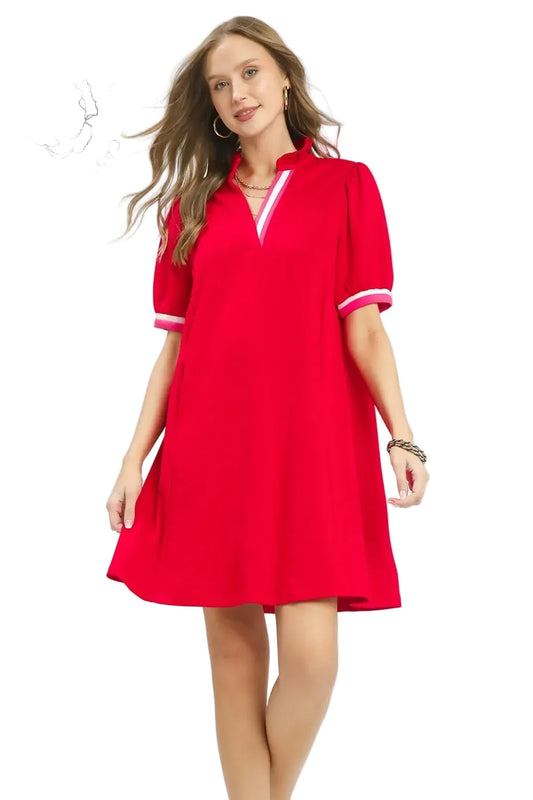 Campus Cutie Red Dress