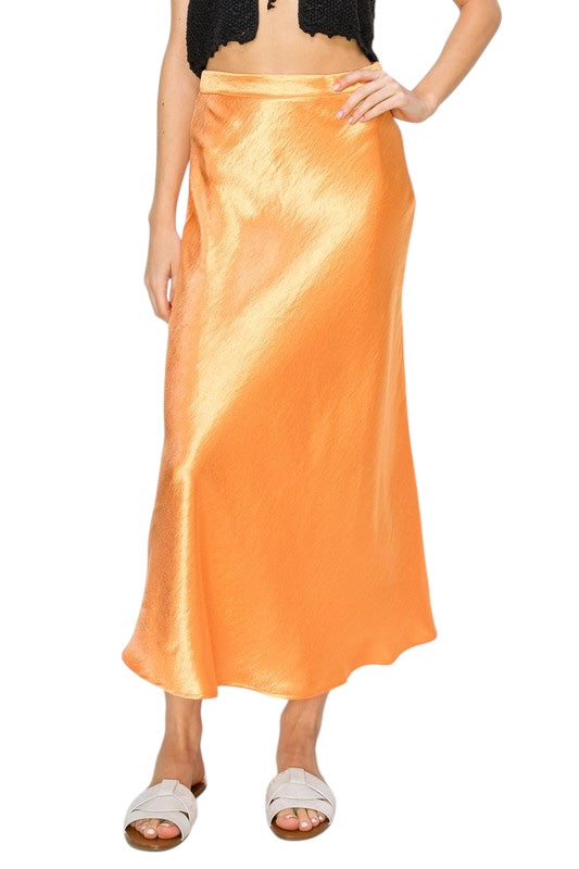 Easy Breezy Orange Skirt