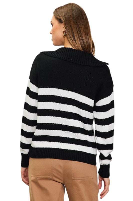 Forever Mine Stripe Sweater Top