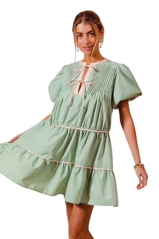 Save Me The Sage Dress