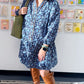 One You Want Navy Mix Dress