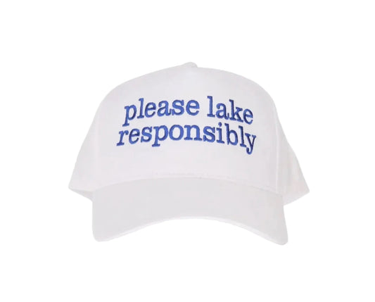 Lake Responsibly Trucker Hat