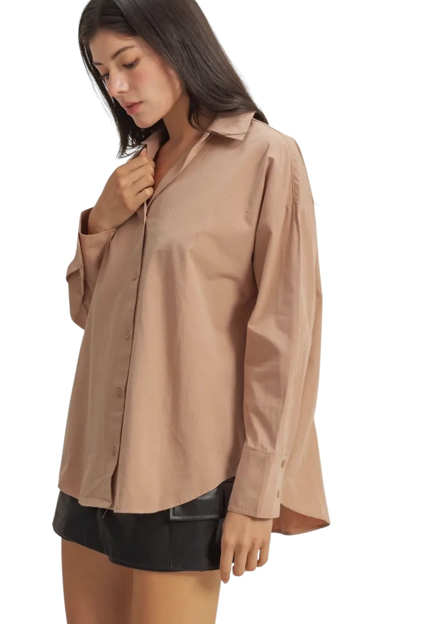 Summer Breeze Taupe Top