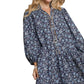 One You Want Navy Mix Dress