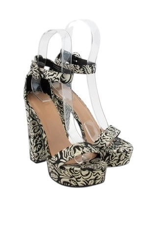 The Tina Gold Mix Heel