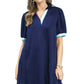 Walking The Halls Navy Dress