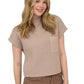 All Is Calm Taupe Top