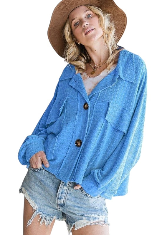 Wake Me Up Blue Top