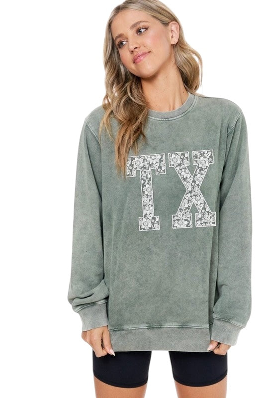 Texas Type Weather Sweatshirt