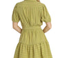 Chic Spring Lime Belted Dress