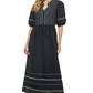 All In The Detail Black Dress