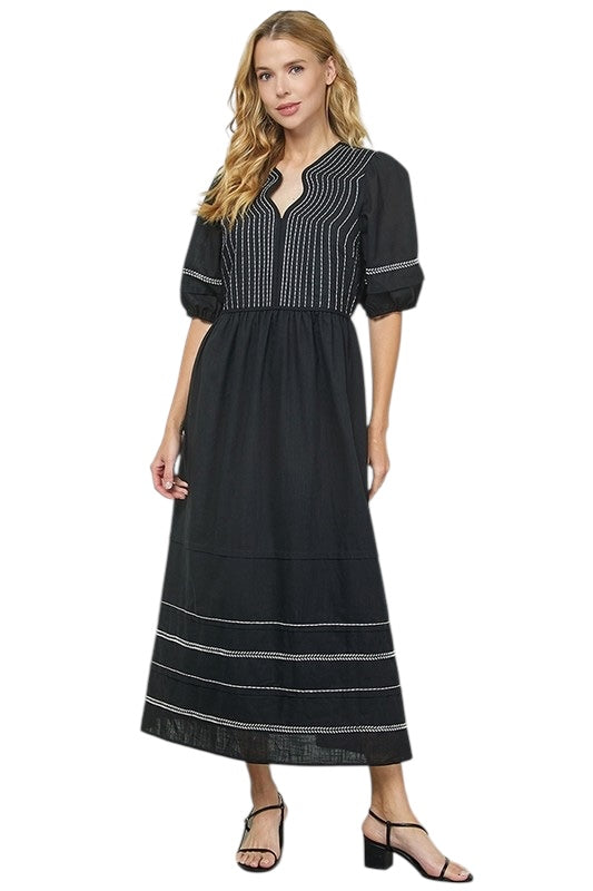 All In The Detail Black Dress