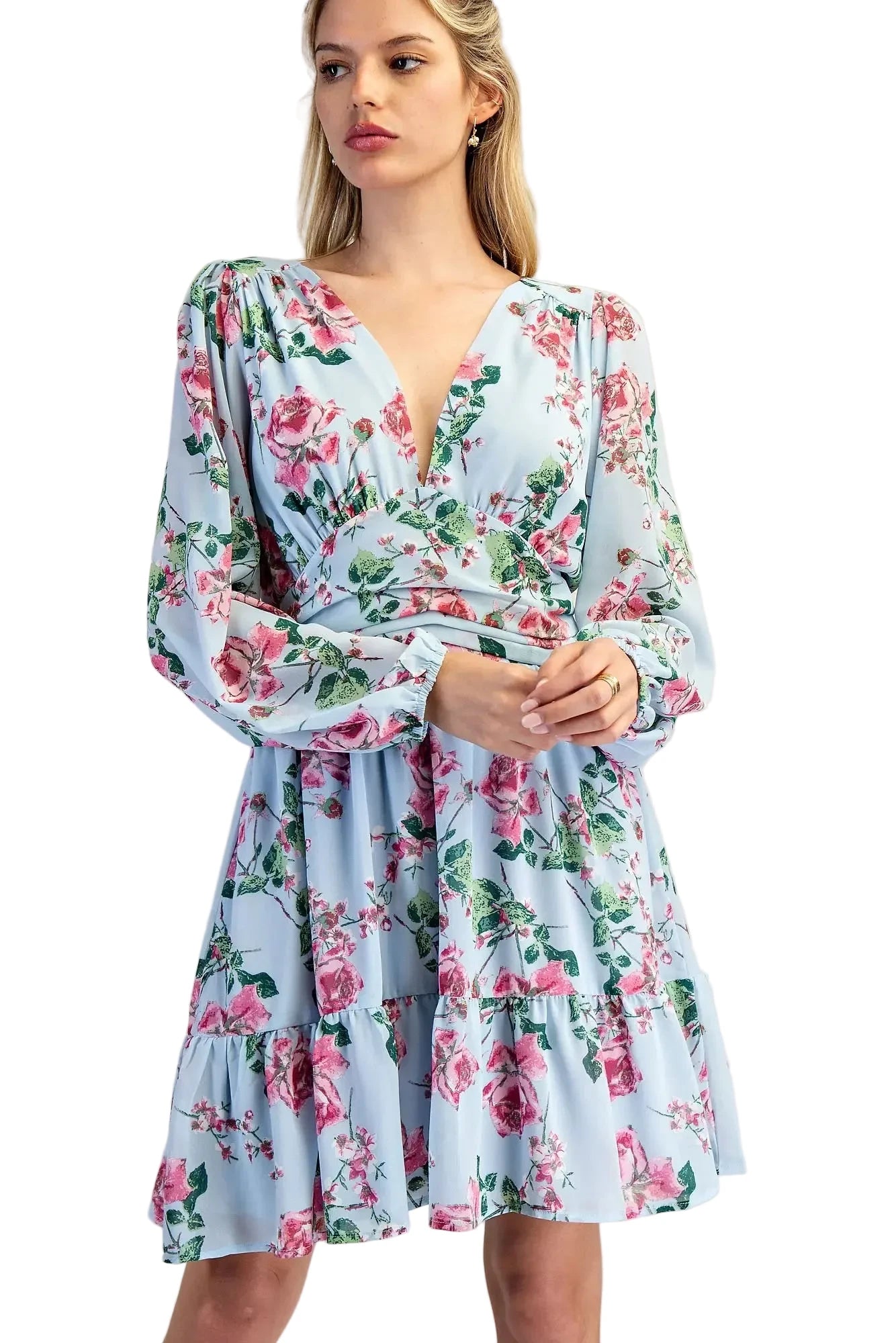Give In To Me Floral Dress