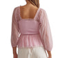 Stay Awhile Rose Pink Top