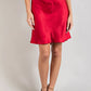 Feeling Fancy Wine Skirt