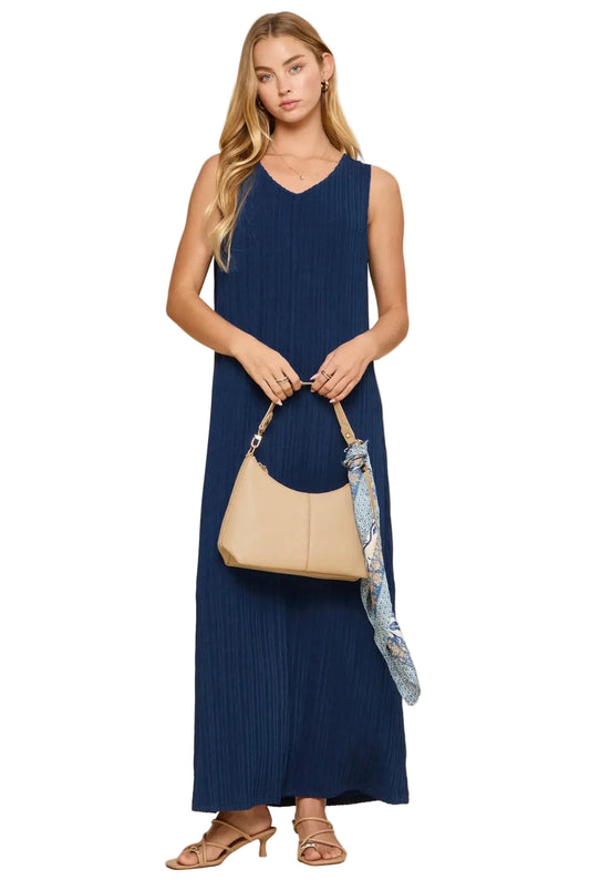 Spring Into The Season Navy Maxi