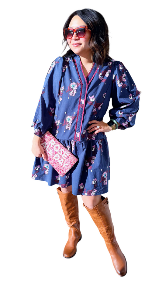 Have It Your Way Navy Dress