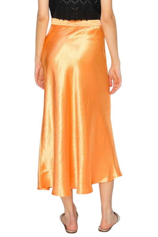Easy Breezy Orange Skirt