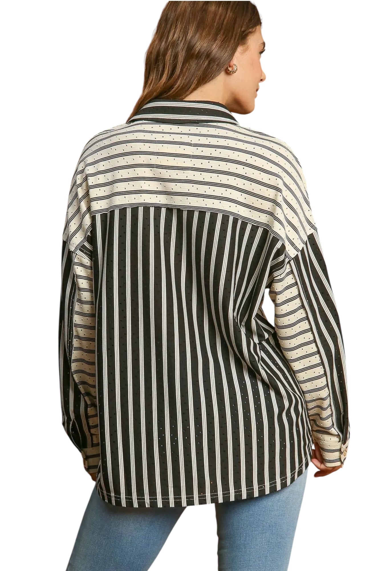 Saved The Work Day Stripe Top