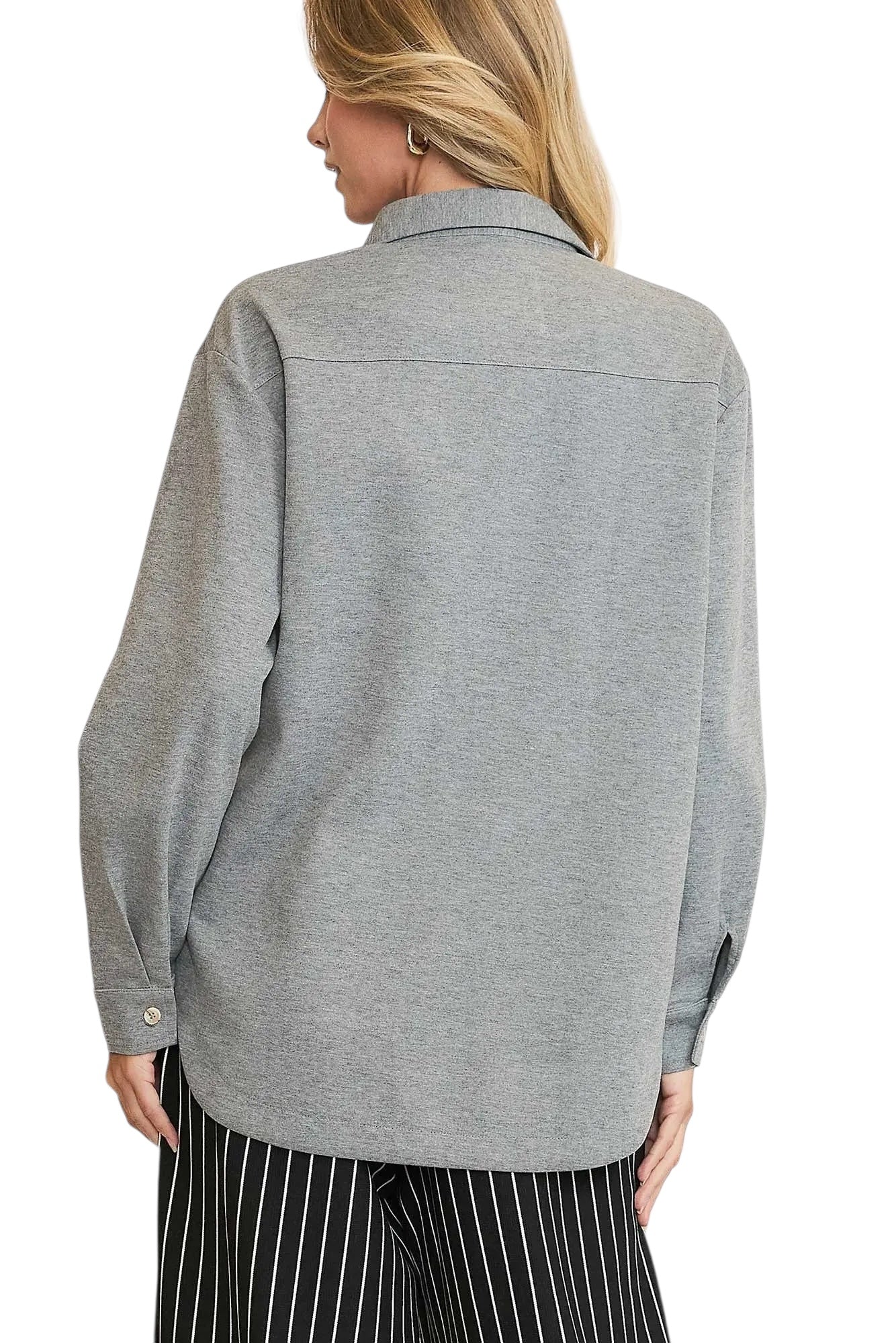 Close To The Heart Grey Top