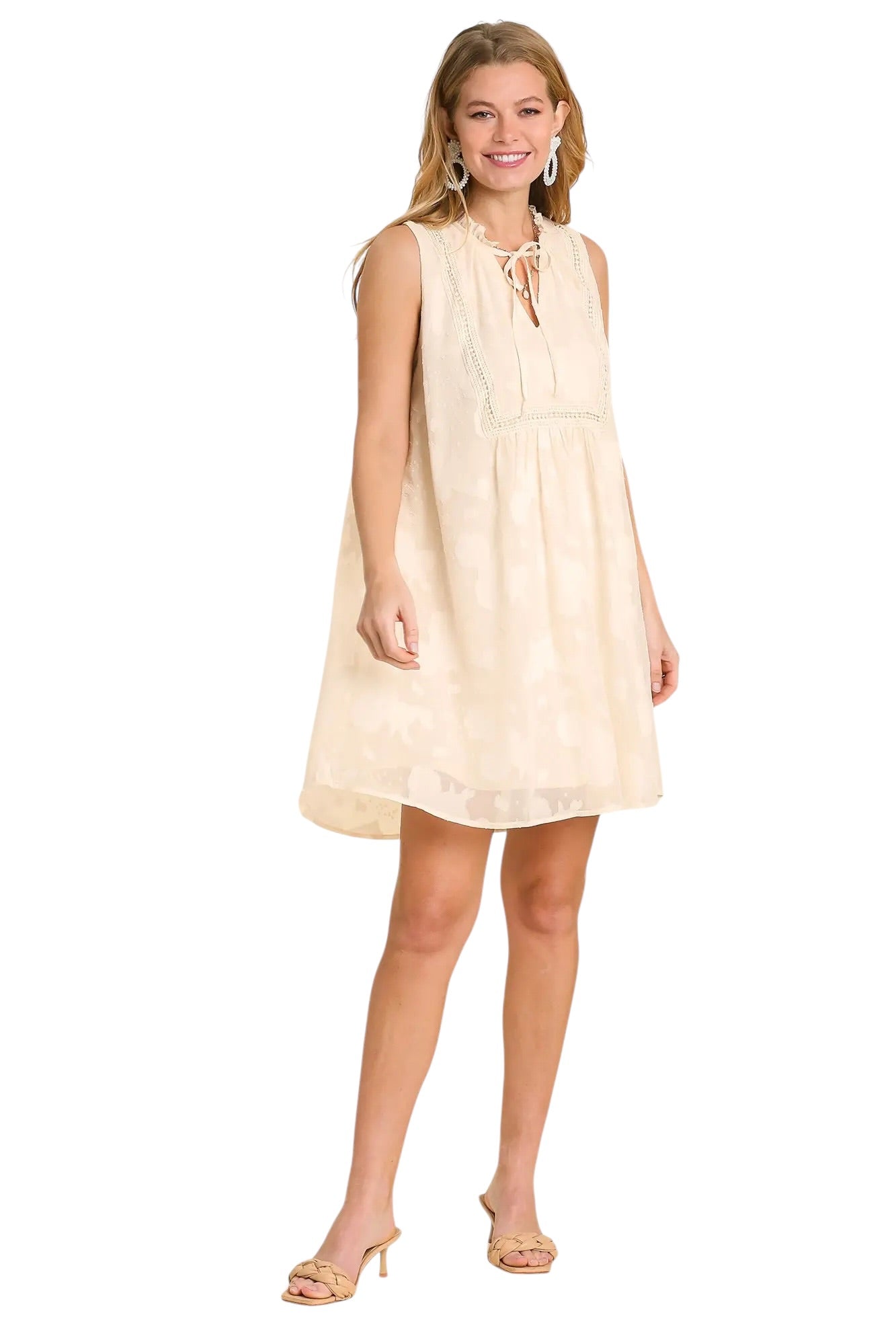 Feels Like Spring Cream Dress