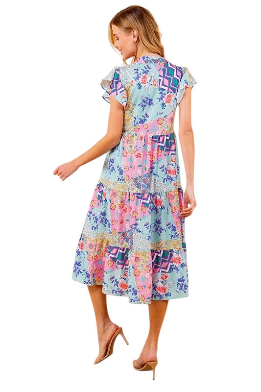 Reservations Made Midi Dress