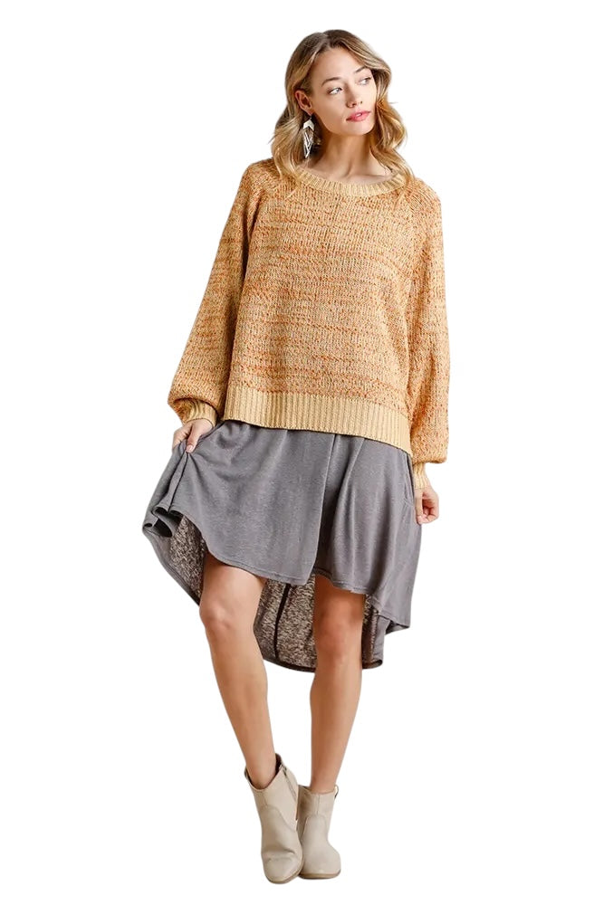 Matters To Me Rust Sweater