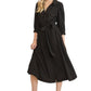 Black: It Just Clicked Midi Dress