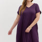 Swing Into The Store Plum Dress