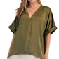 In My Own World Olive Top