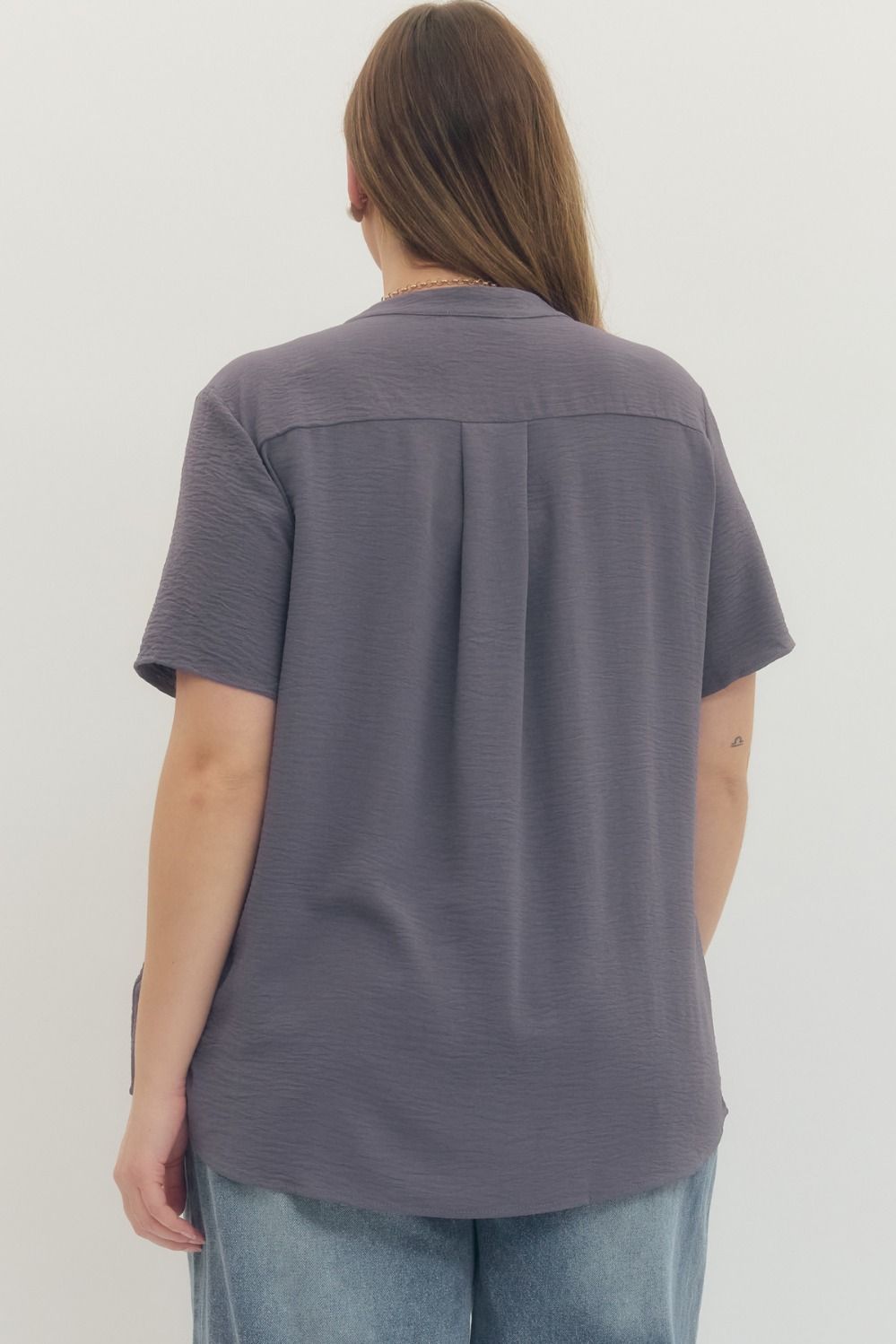 Sweet Escape Grey Top