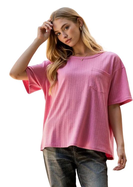 Keep The Energy Up Pink Top