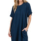 Warm Breezes Navy Dress