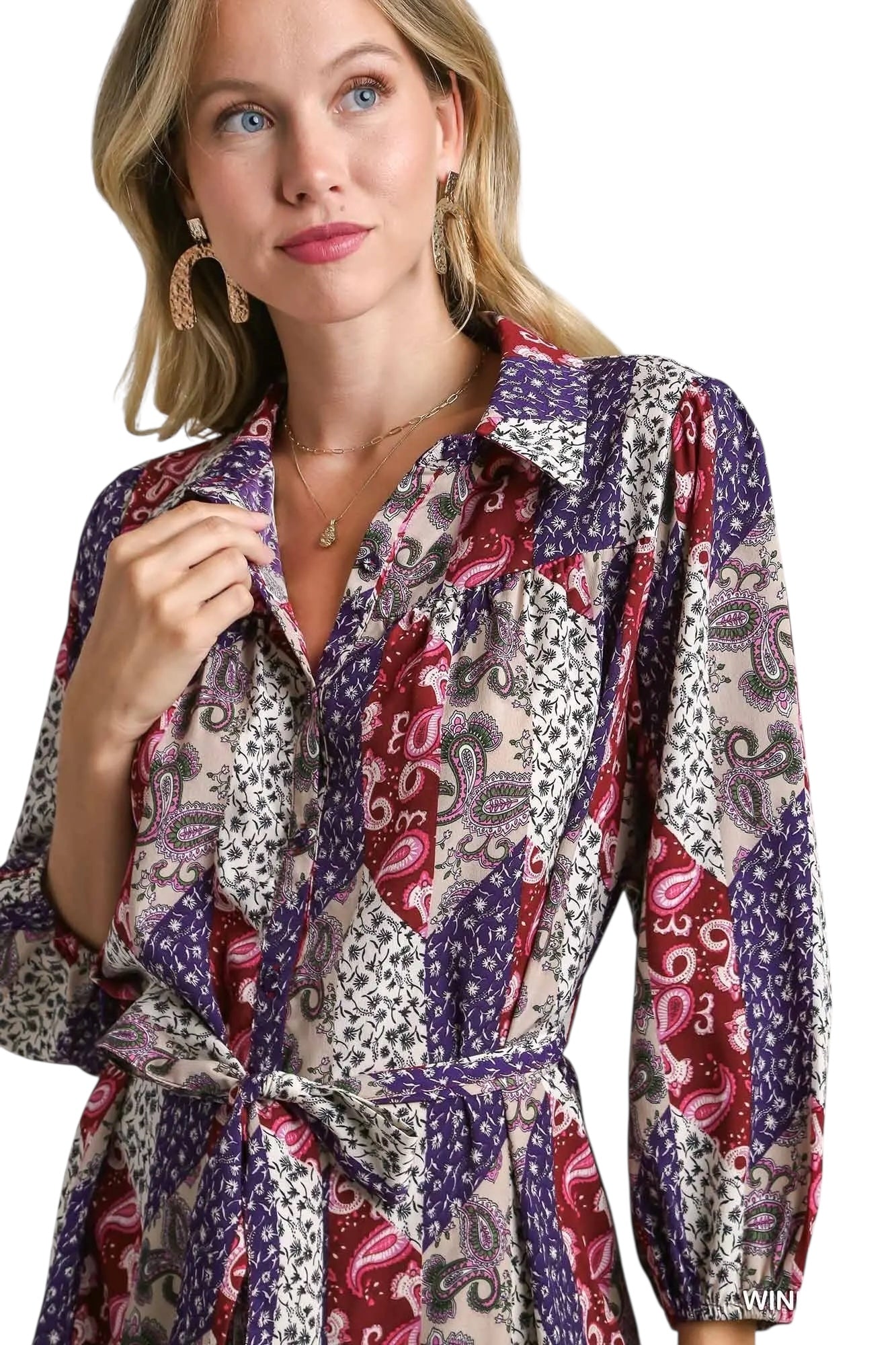 Worth The Wait Magenta Mix Dress