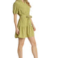 Chic Spring Lime Belted Dress