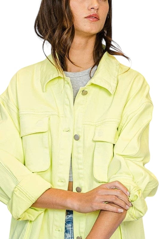 Well Of Course Lime Jacket