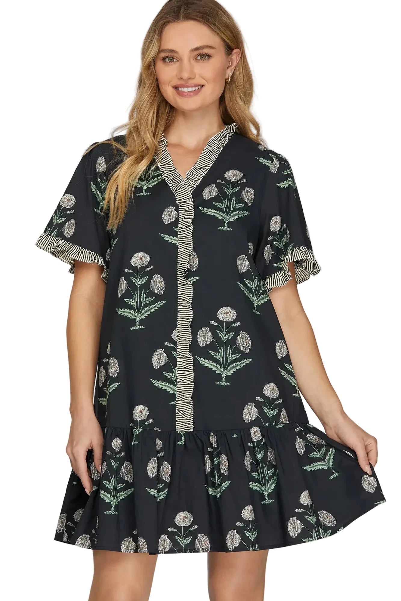 Sway To The Beat Navy Dress
