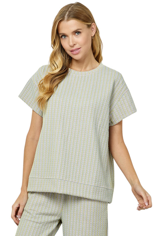Chic Knit Sky Blue Mix Set