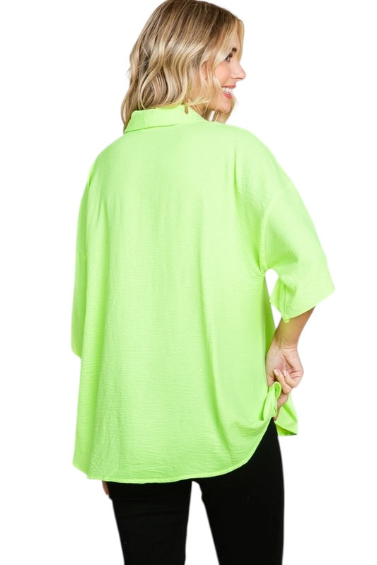 Something Light & Easy Lime Top