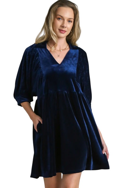Life Of The Party Navy Dress