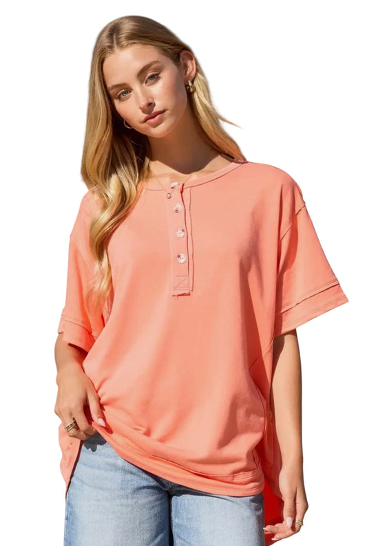 Ready Or Not Summer Apricot Top