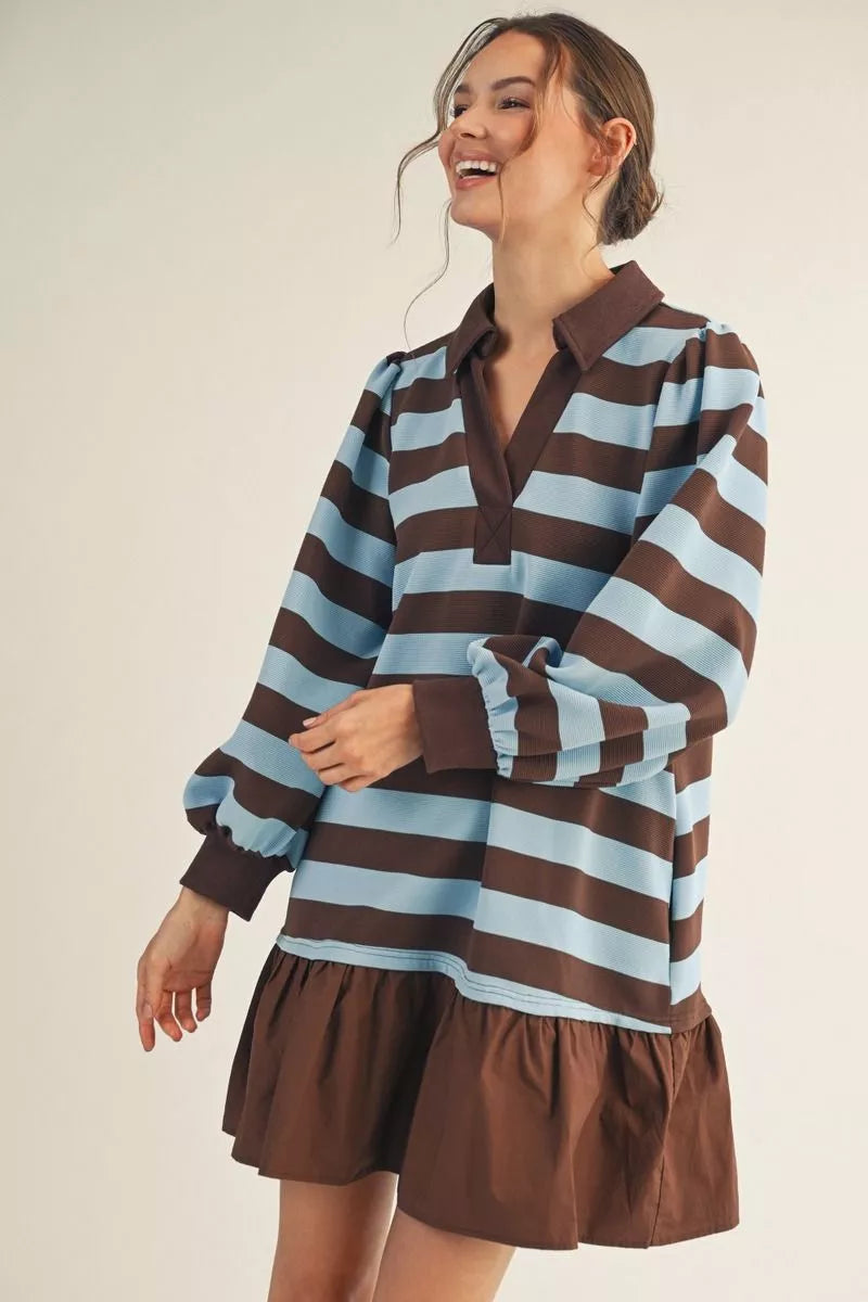 Ready To Go Stripe Dress