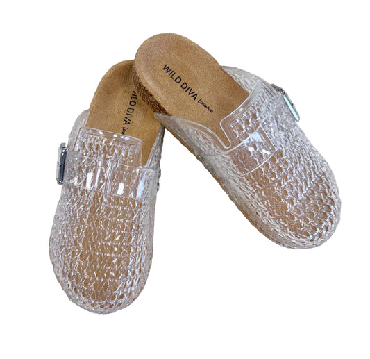 The Ginny Clear Slip-on