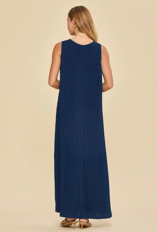 Spring Into The Season Navy Maxi