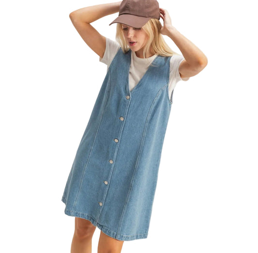 Right On Time Denim Dress