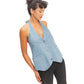 Far Out In Texas Light Denim Top