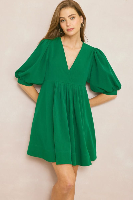 Swing Her Over Here Green Dress