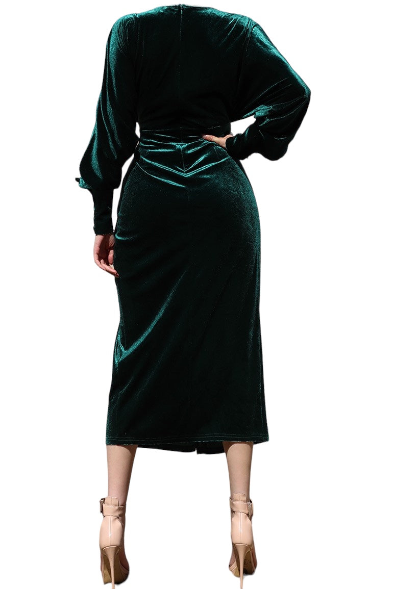 Going Out Tonight Emerald Dress