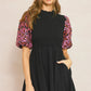 Along For It All Black Dress