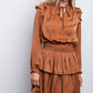Camel: Swing And Twirl Over Here Dress